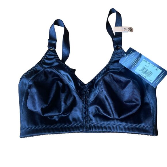 Bali Classic Support Cool Comfort Fabric Black Bra Womens Size 34DD NWT - Picture 1 of 7
